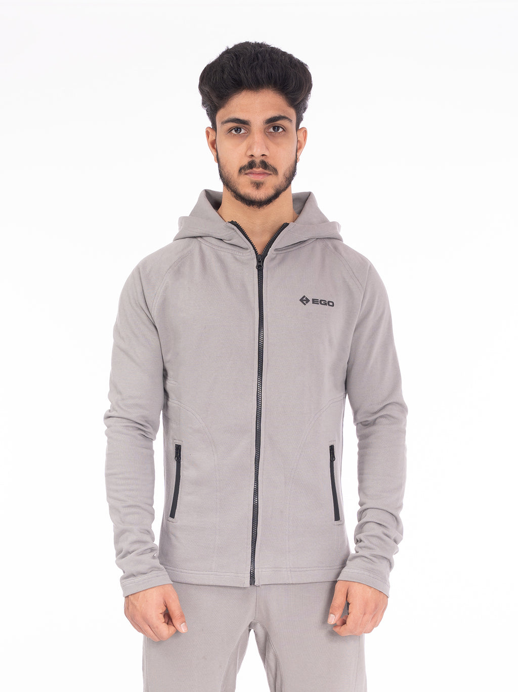Hybrid Hoodie gray
