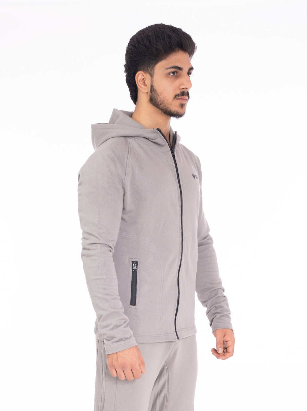 Hybrid Hoodie gray
