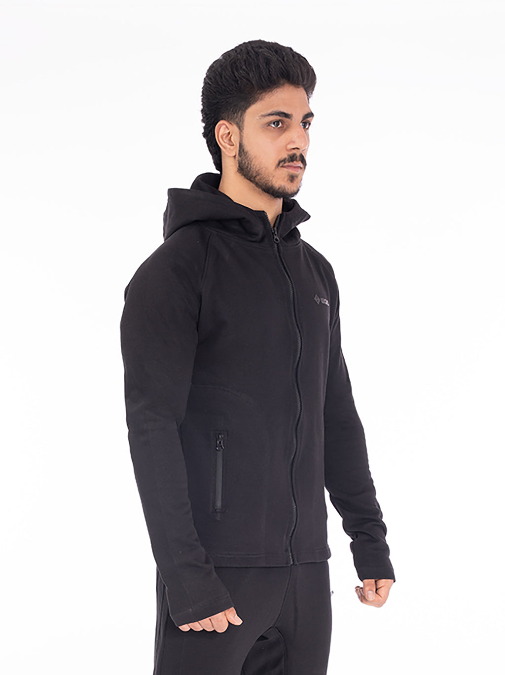 Hybrid Hoodie black